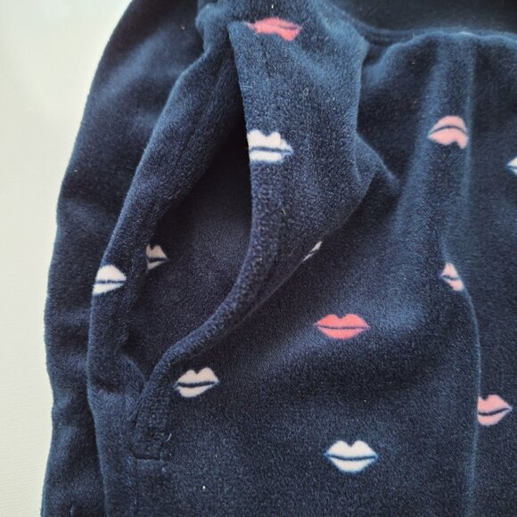Kate Spade Lips Fleece Pajamas - Picture 7 of 10